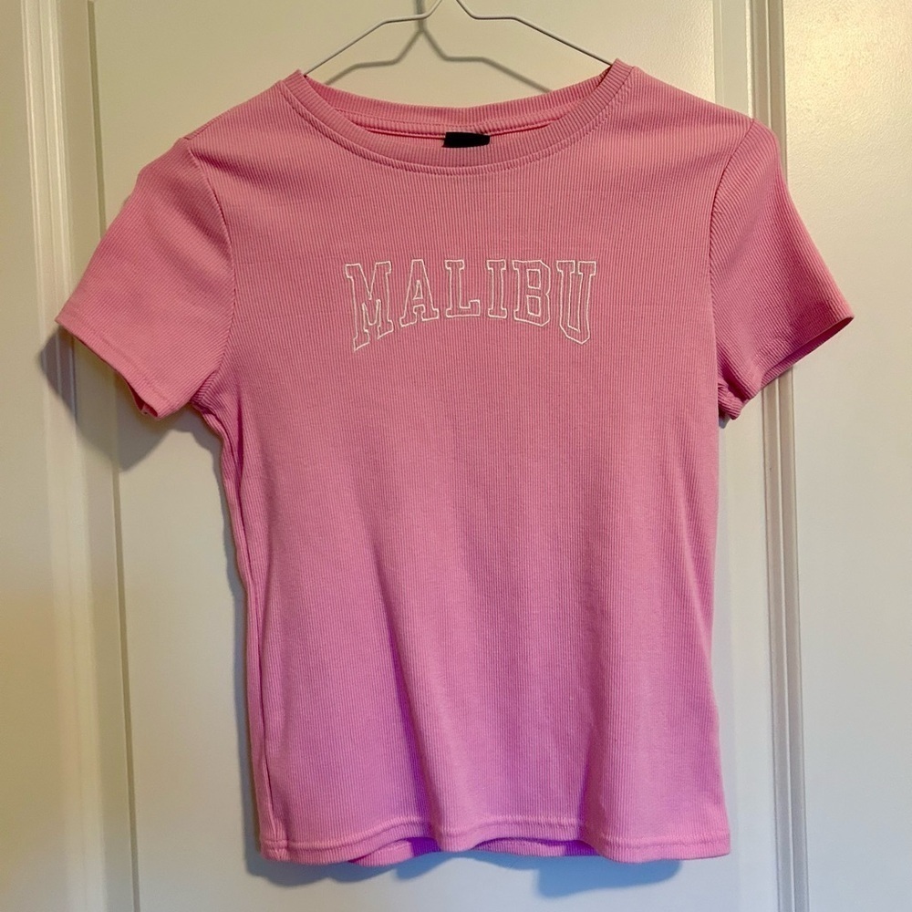 Pink Malibu baby T-Shirt
